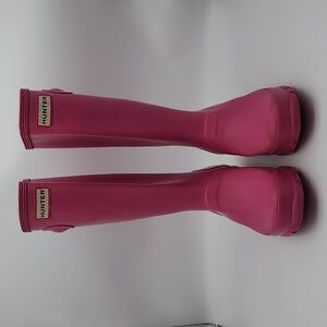 Hunter Kids Fuchsia Rain Boots